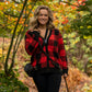 Buffalo Plaid Button Front Cardigan