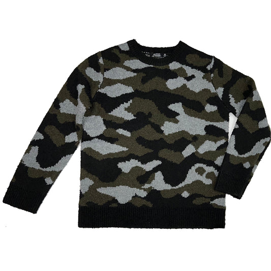 Camo Unisex Crew Neck Sweater