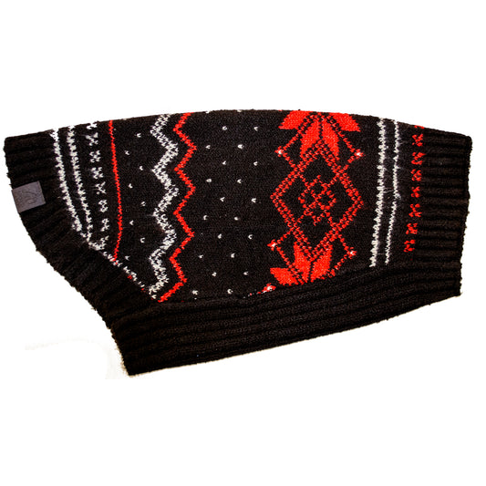 Winter Fair Isle Dog Sweater