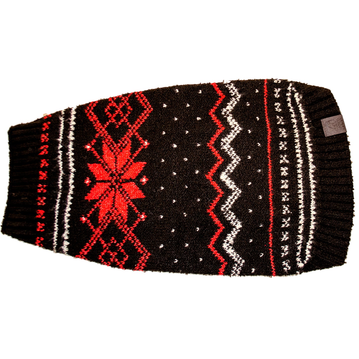 Winter Fair Isle Dog Sweater